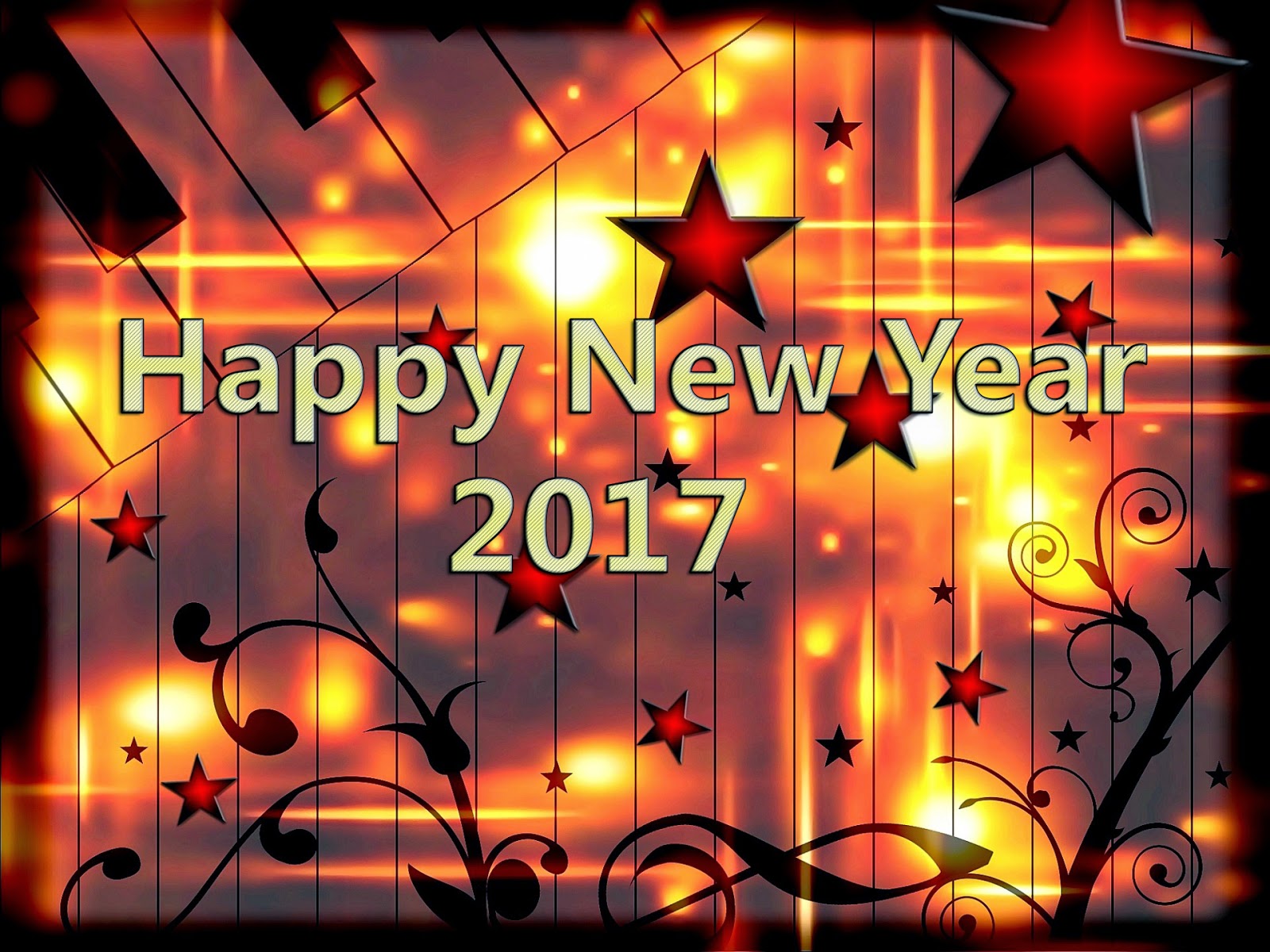 Happy New Year 2017 Vector Background Stock Illustration - Download Image  Now - 2018, Abstract, Celebration - iStock
