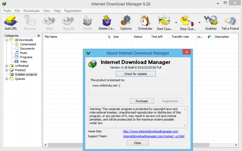 Internet Download Manager (IDM) 6.27 build 2 Full cr@ck ...